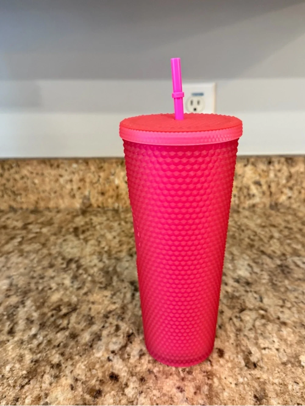 New Starbucks Barbie Pink Venti Studded Tumbler Cold Cup 24oz